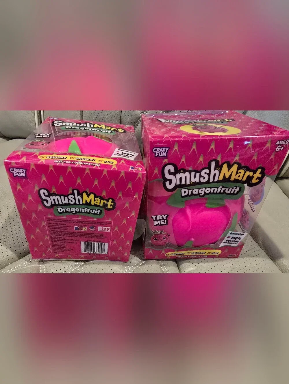 crazy fun dragonfruit squishy
